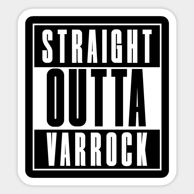 Runescape - Straight Outta Varrock Sticker by Tee Cult